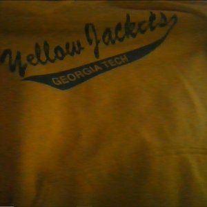 unisex yellow jacket/ hoodie Georgia tech